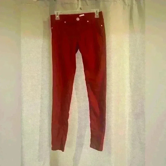 Women’s Low Rise Red V.I.P Skinny Jeans - Picture 1 of 5